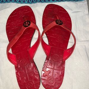Tory Burch Thora Red Sandals 9